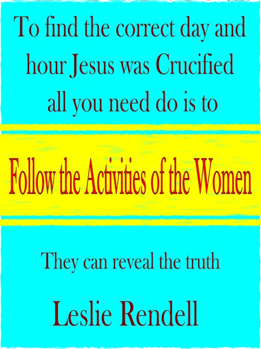 Cover image for Follow the Activities of the Women